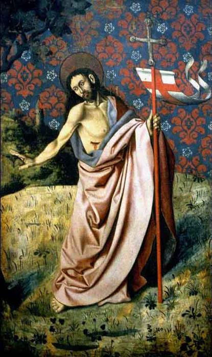 Resurrected Christ — Robert Campin (master Of Flemalle)