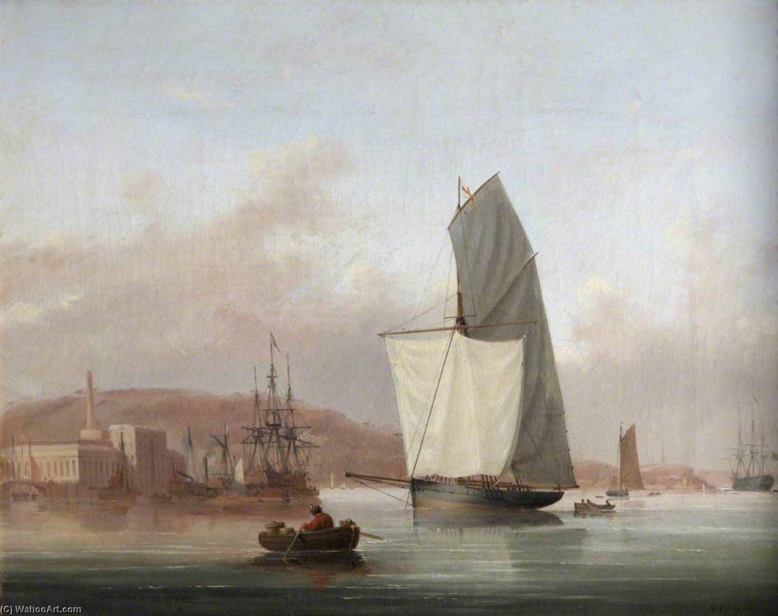 Royal William Victualling Yard, Stonehouse, 1840 — Nicholas Matthew Condy