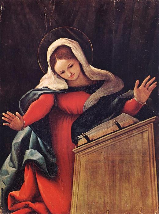 Virgin Annunciated — Lorenzo Lotto