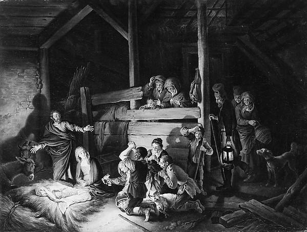 The Adoration Of The Shepherds — Christian Wilhelm Ernst Dietrich Dietrich