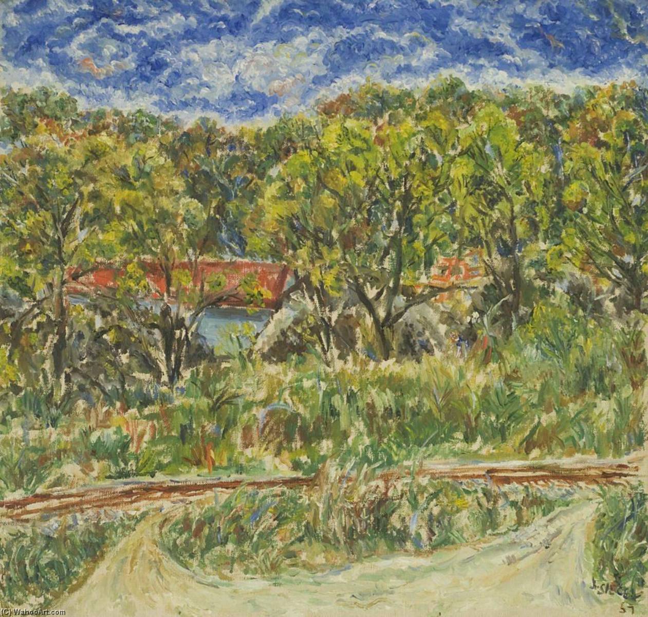 River Seen Through Trees — Jack Siegel