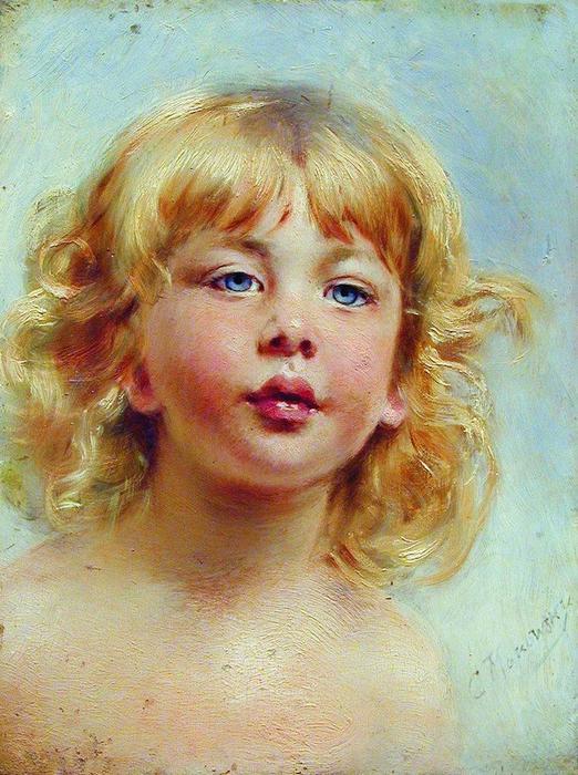 Portrait Of The Girl — Konstantin Yegorovich Makovsky