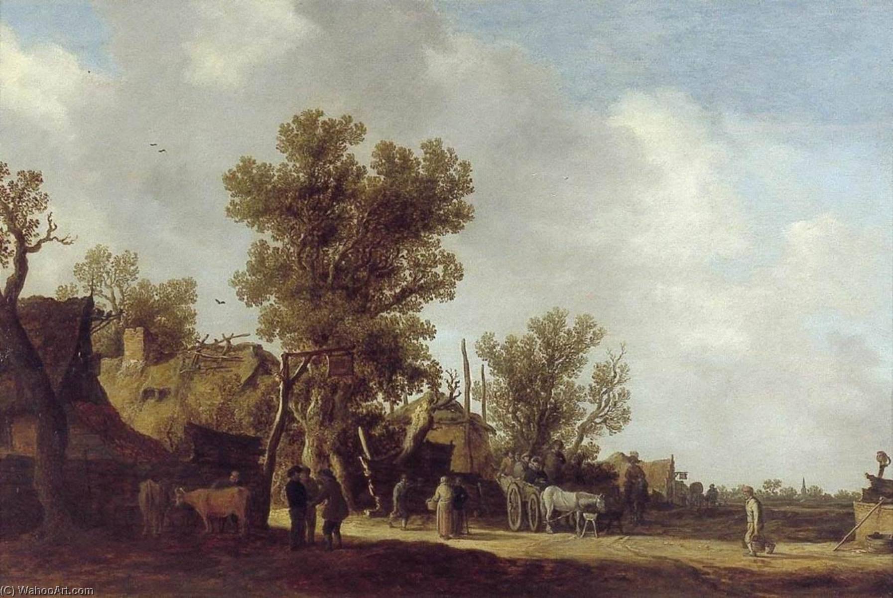 Farm Houses On Country Road — Pieter De Neyn