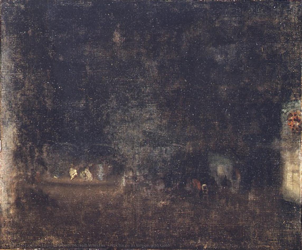 Nocturne In Green And Gold — James Abbott Mcneill Whistler