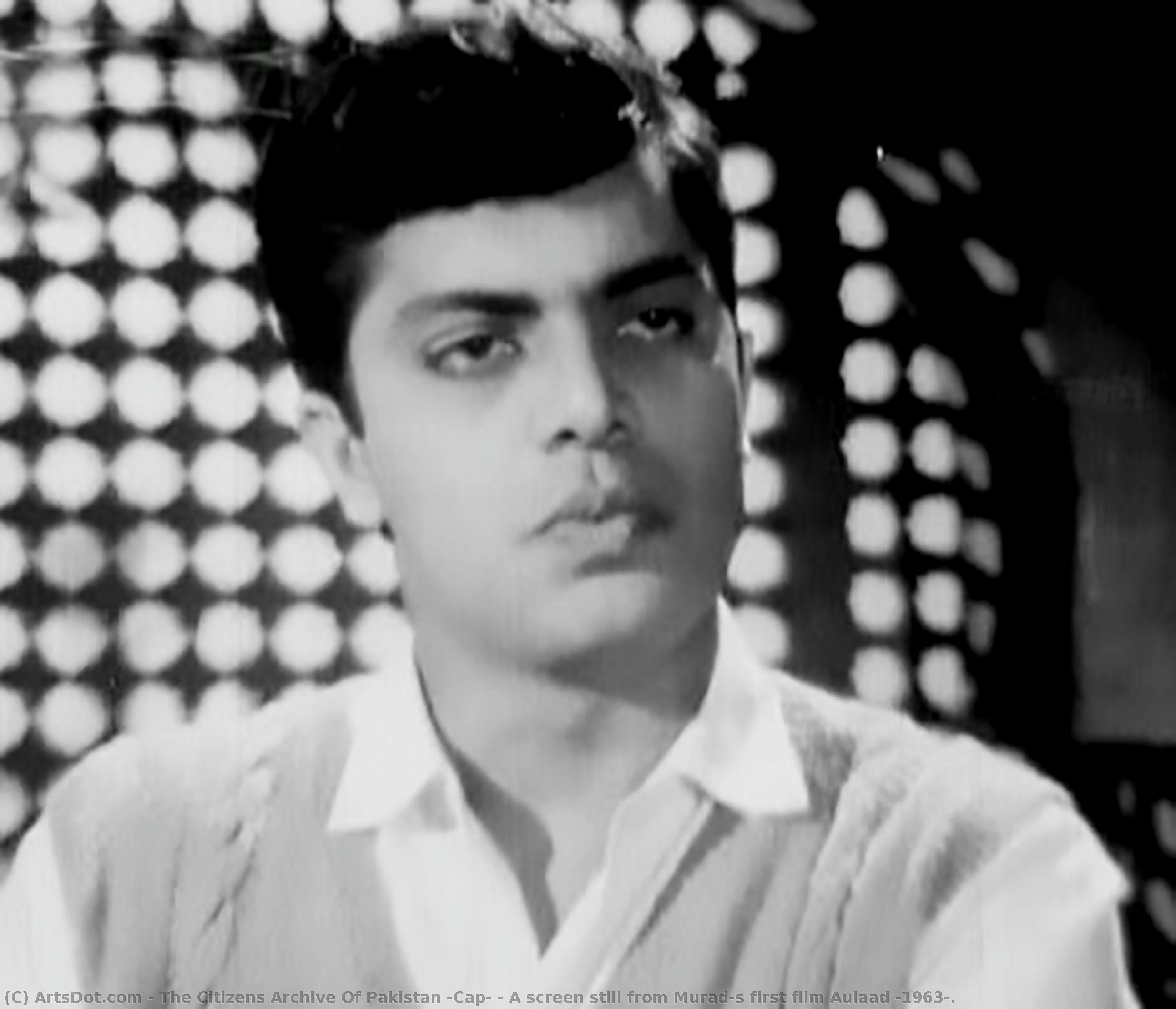 A Screen Still From Murad’s First Film Aulaad (1963). — The Citizens Archive Of Pakistan (cap)