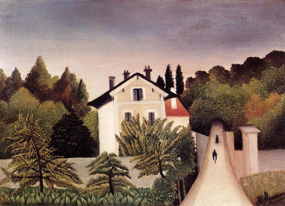 House On The Outskirts Of Paris — Henri Julien Félix Rousseau (le Douanier)