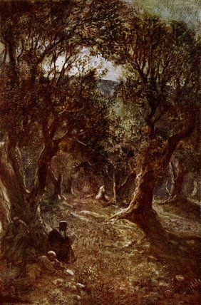 Jesus Praying In The Garden Of Gethsemane — William Brassey Hole