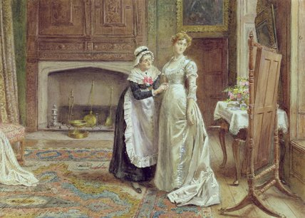 The Wedding Dress — George Goodwin Kilburne