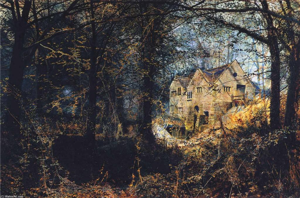 Autumn Glory: The Old Mill — Džon Atkinson Grimšo
