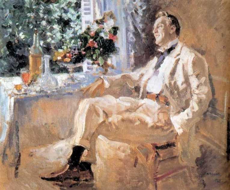 Portrait Of Fedor Chaliapin 1 — Konstantin Alexeievitch Korovin
