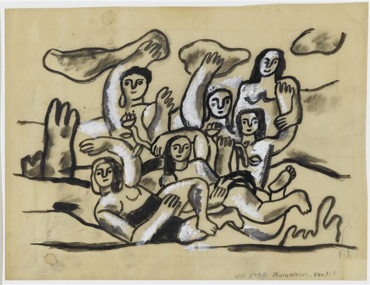 Study For The Bathers — Леже