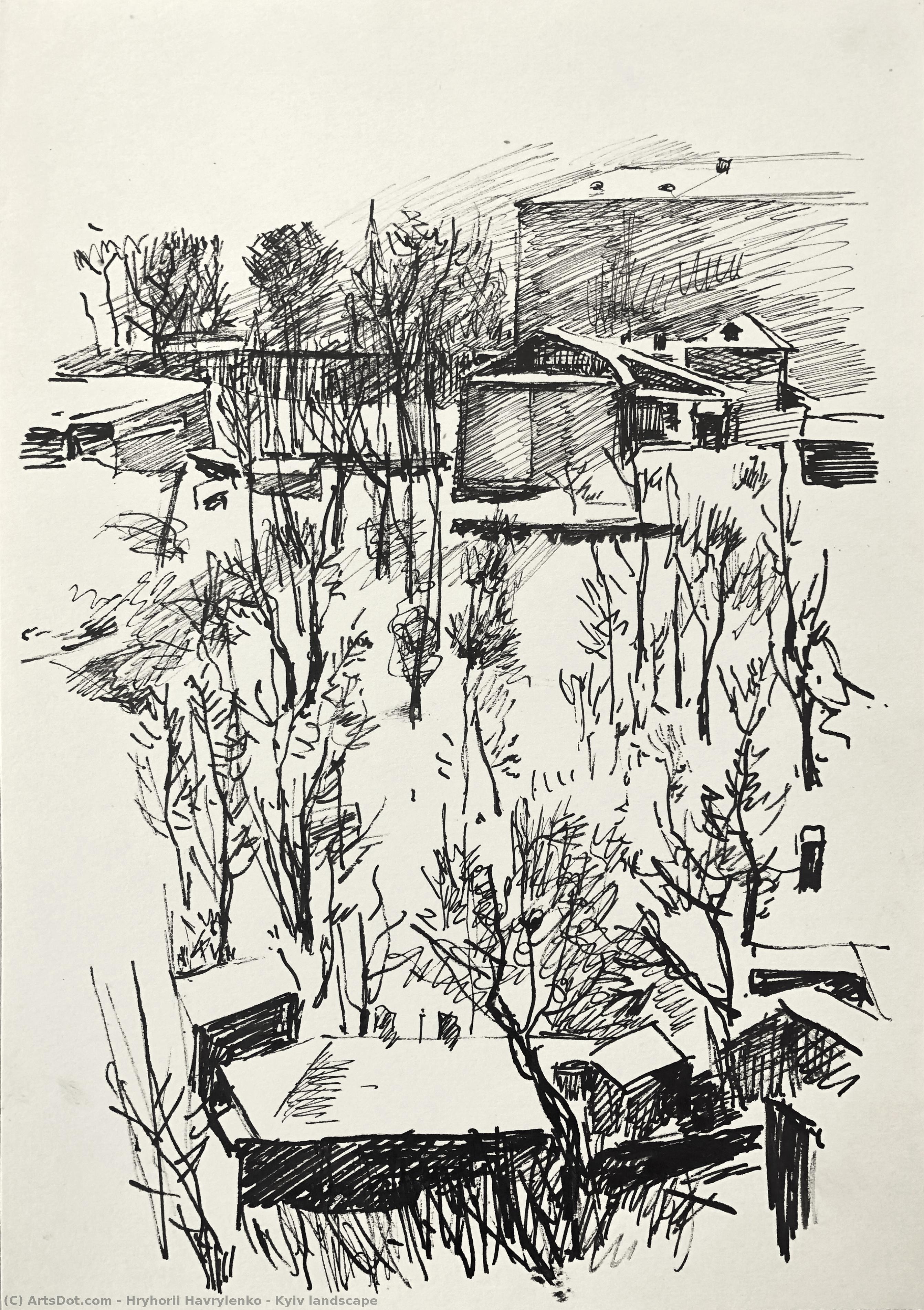Kyiv Landscape — Hryhorii Havrylenko