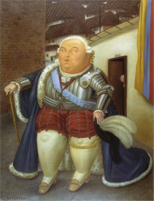 Louis Xiv Et Marie-antoinette En Visite À Medellin — Fernando Botero
