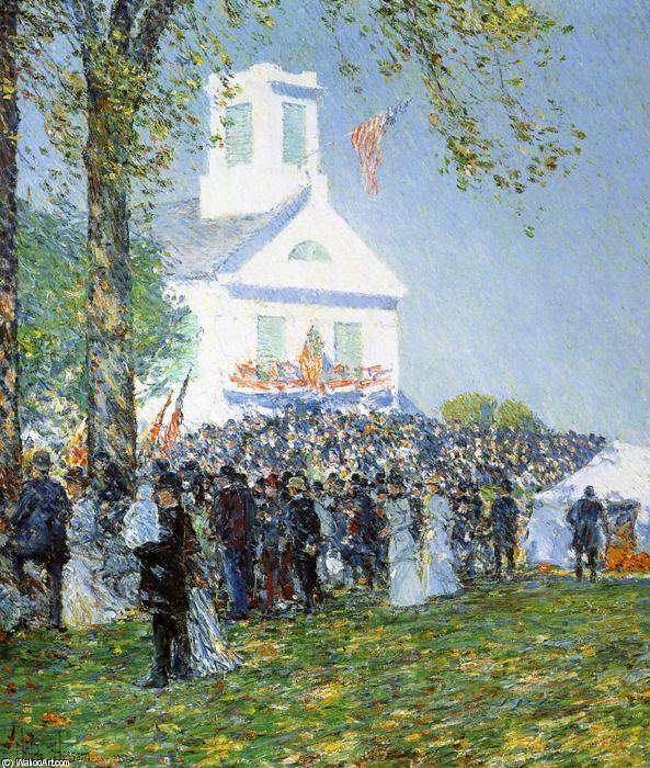Country Fair, New England (also Known As Harvest Celebration In A New England Village) — Frederick Childe Hassam