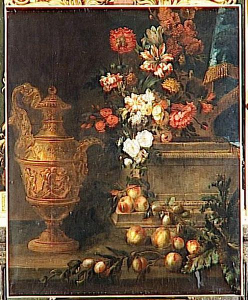 Aiguiere D'or, Fleurs Et Fruits — Jean Baptiste Monnoyer