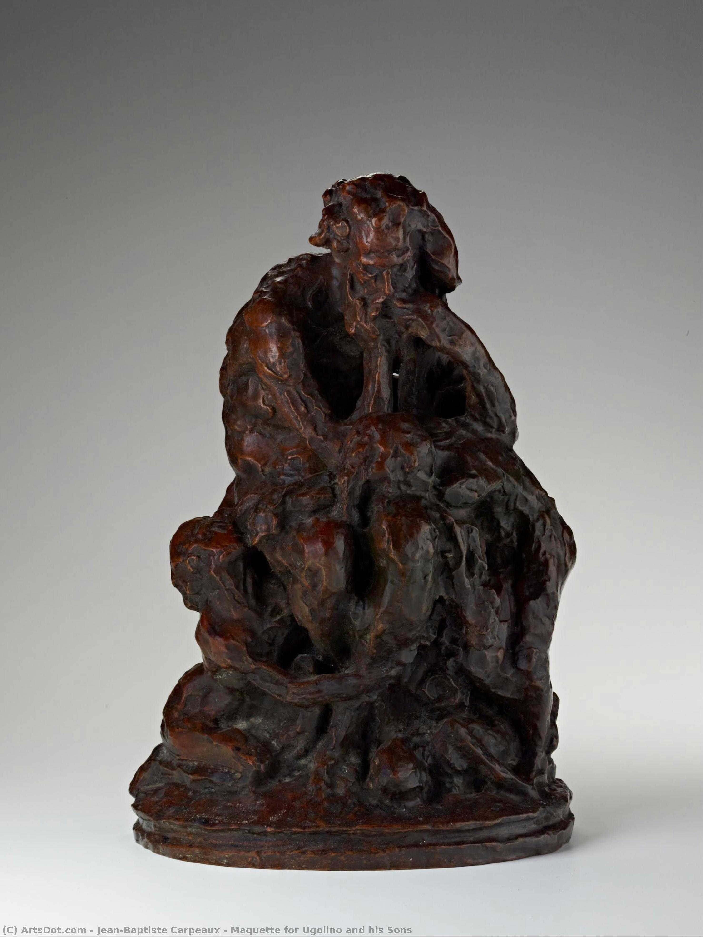 Maquette For Ugolino And His Sons — Jean-baptiste Carpeaux