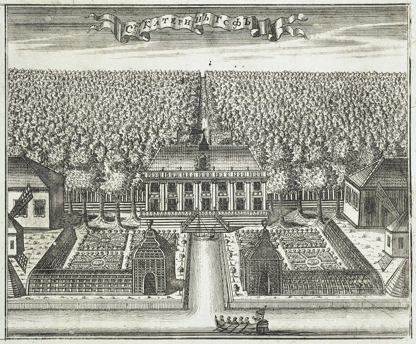 View Of Catherine Of, Etching With Line Engraving, — Aleksey Fyodorovich Zubov