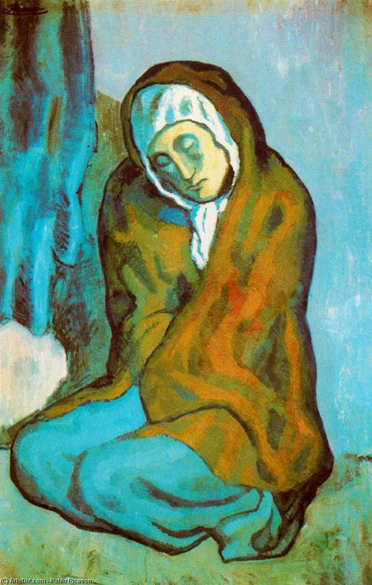 La Pordiosera Arrodillada — Pablo Picasso
