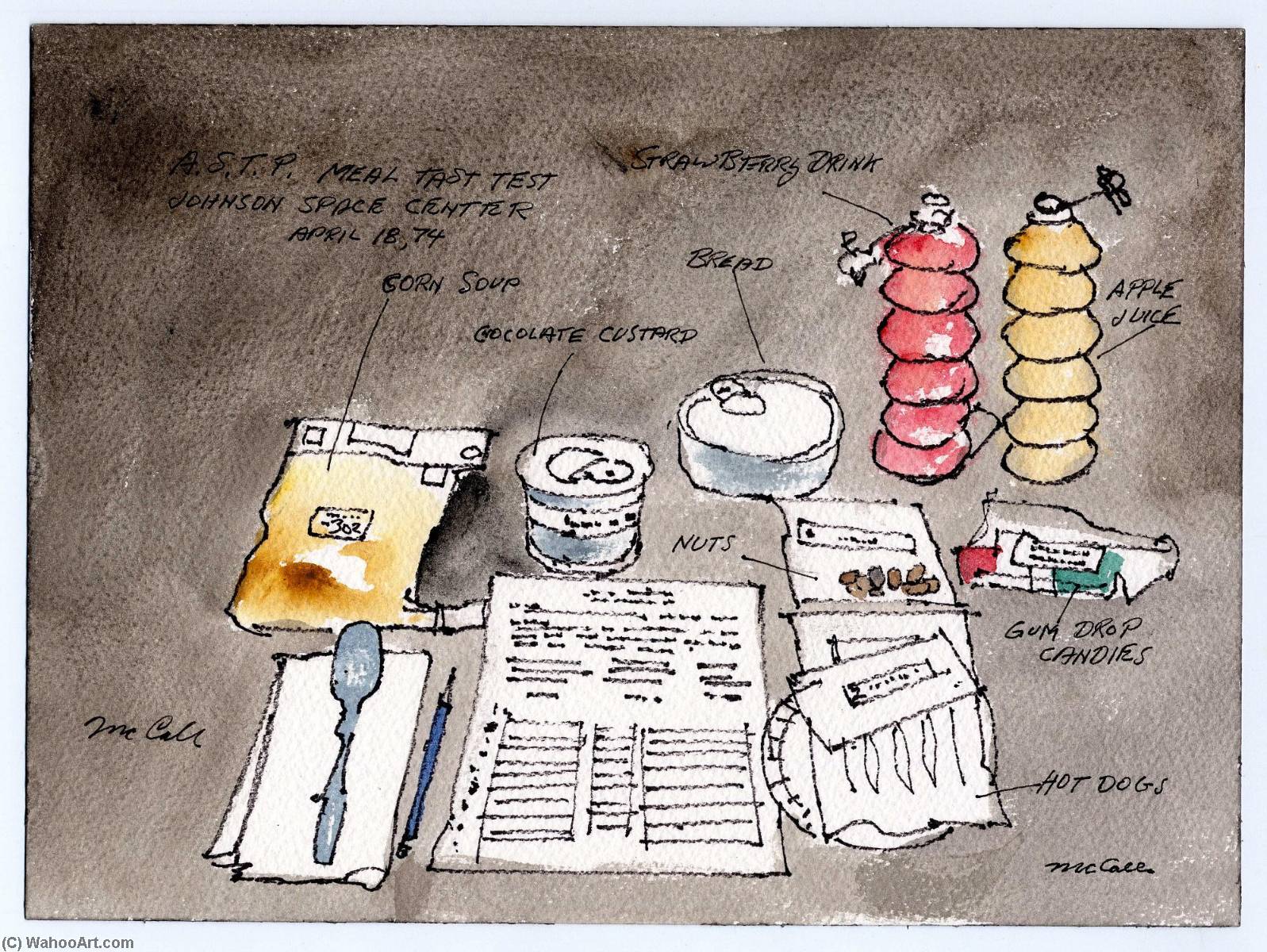 Apollo Soyuz Test Project Meal Taste Test — Robert T Mccall