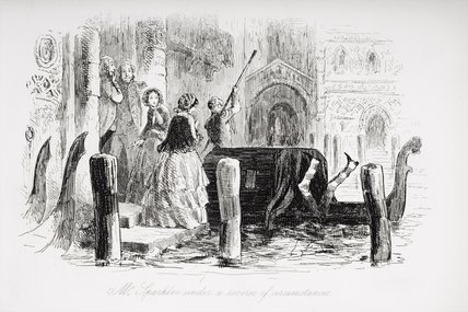 Mr. Sparkler Under A Reverse Of Circumstances — Hablot Knight Browne