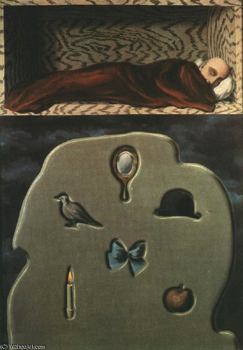 Der Unvorsichtige Schläfer — René Magritte