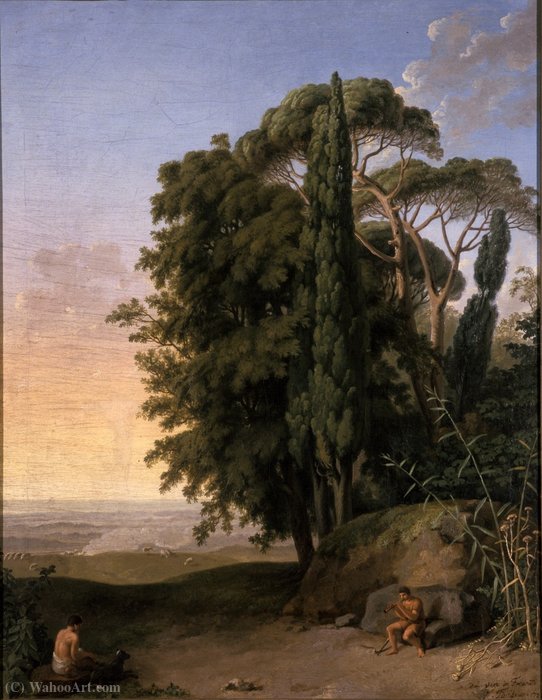 Landscape At Frascati — Johann Heinrich Tischbein Der Jüngere