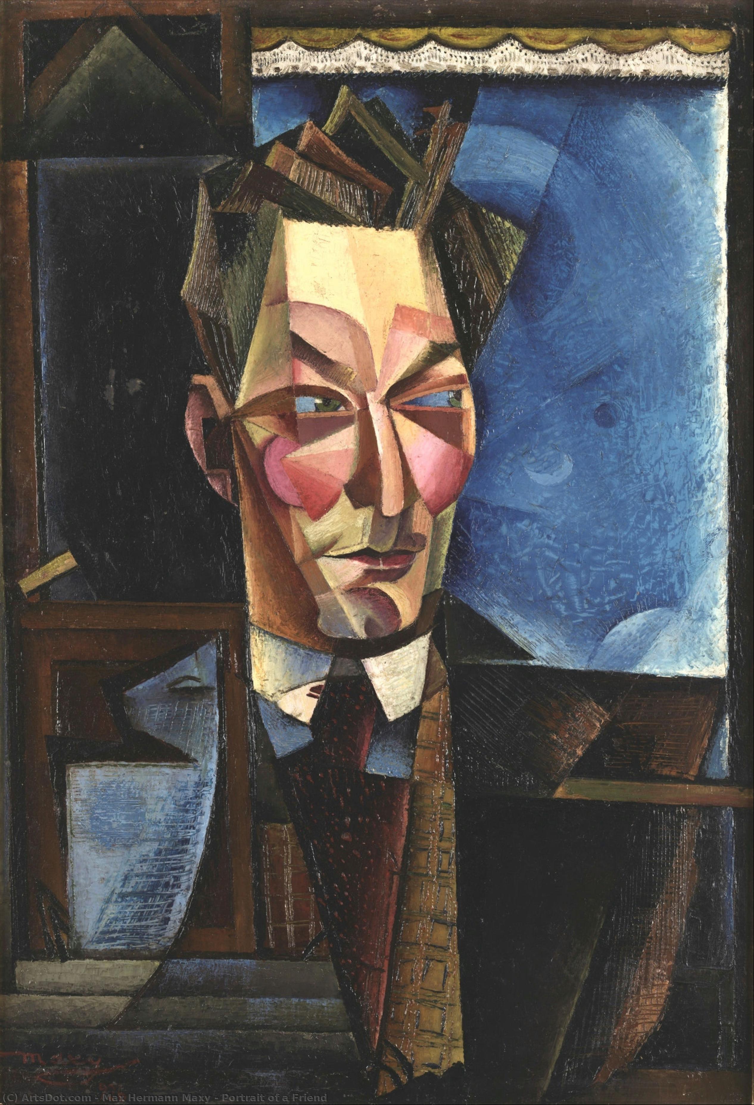 Portrait Of A Friend — Max Hermann Maxy