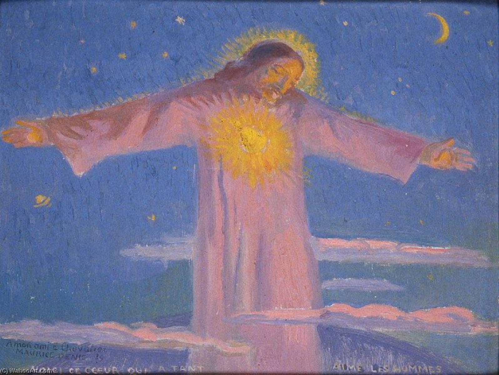 Le Sacré Coeur De Jésus Sacré Coeur Au Dessus Des Nuages (autre Titre) — Denis Maurice