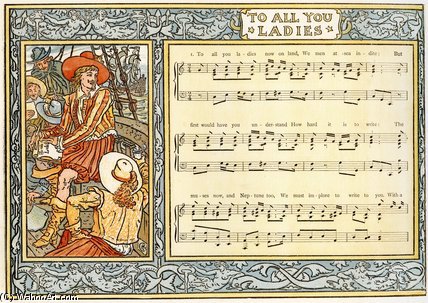 To All You Ladies Now On Land ` — Walter Crane