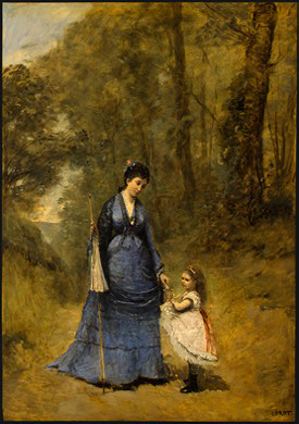 Madame Stumpf And Her Daughter — Žan-batist Kamil Korote