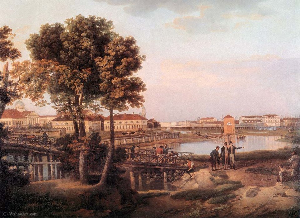 View Of Petrovsky Island In Saint Petersburg — Semjon Fjodorowitsch Schtschedrin