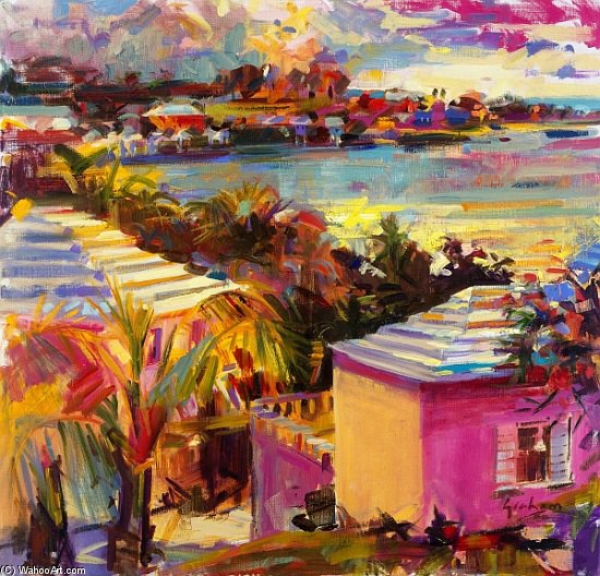 Dusk Reflections, Bermuda — Peter Graham Li