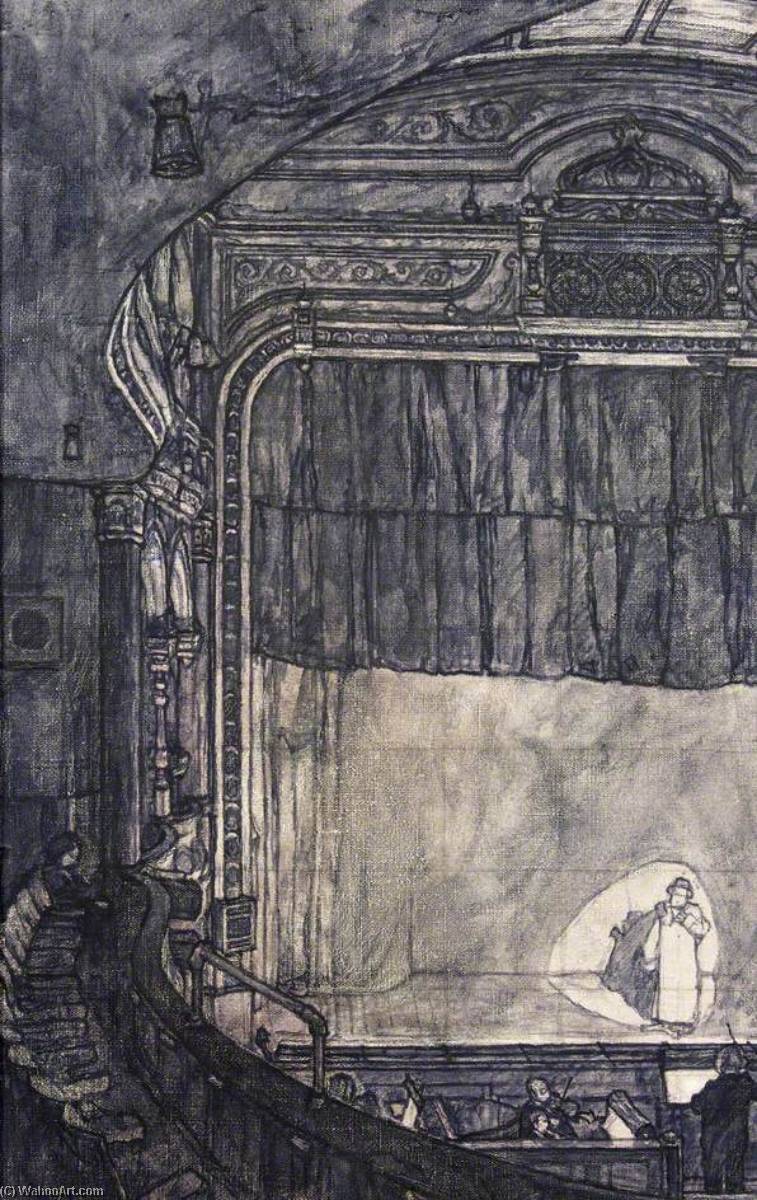 Spotlit, Interior Scene Of The Bristol Empire And Music Hall In The 1940s — Francis Hewlett