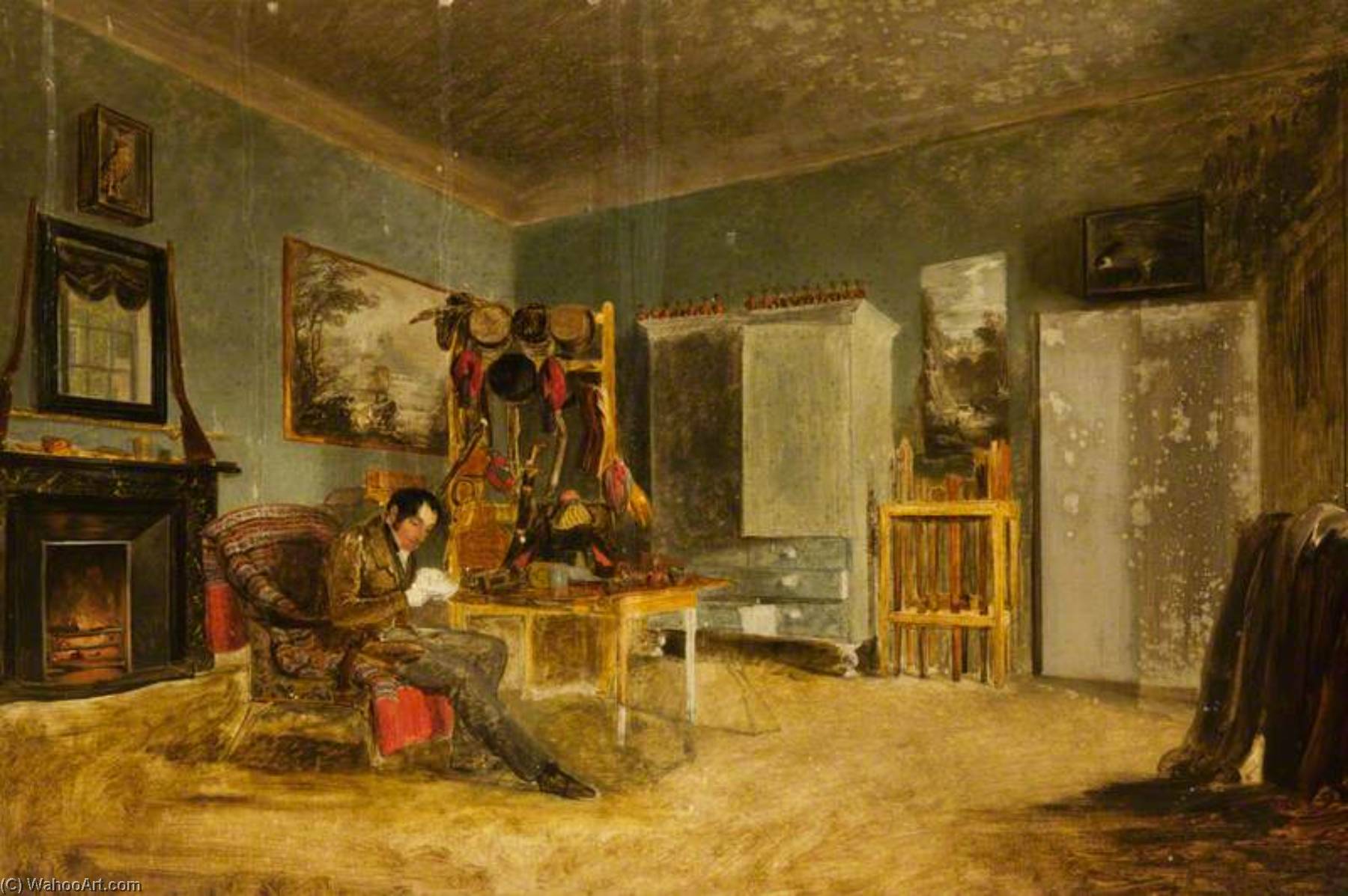 A Gun Room With George, 4th Earl Of Aberdeen — James Giles