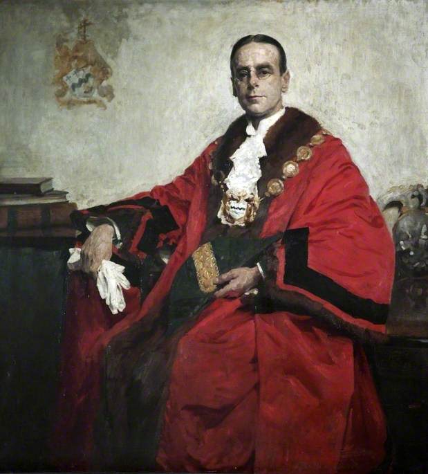 Councillor H. Broderick, Jp, Mayor Of Southport (1912–1913) — Theobald Butler Gould
