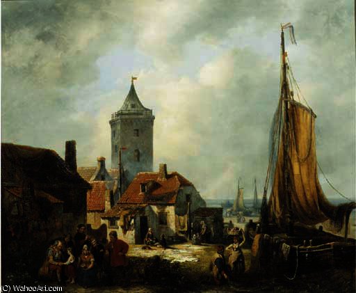 Daily Activities In A Fisher Village — Anthonie Waldorp