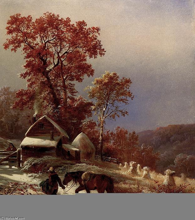 Winter At The Farm — Edvard Moran