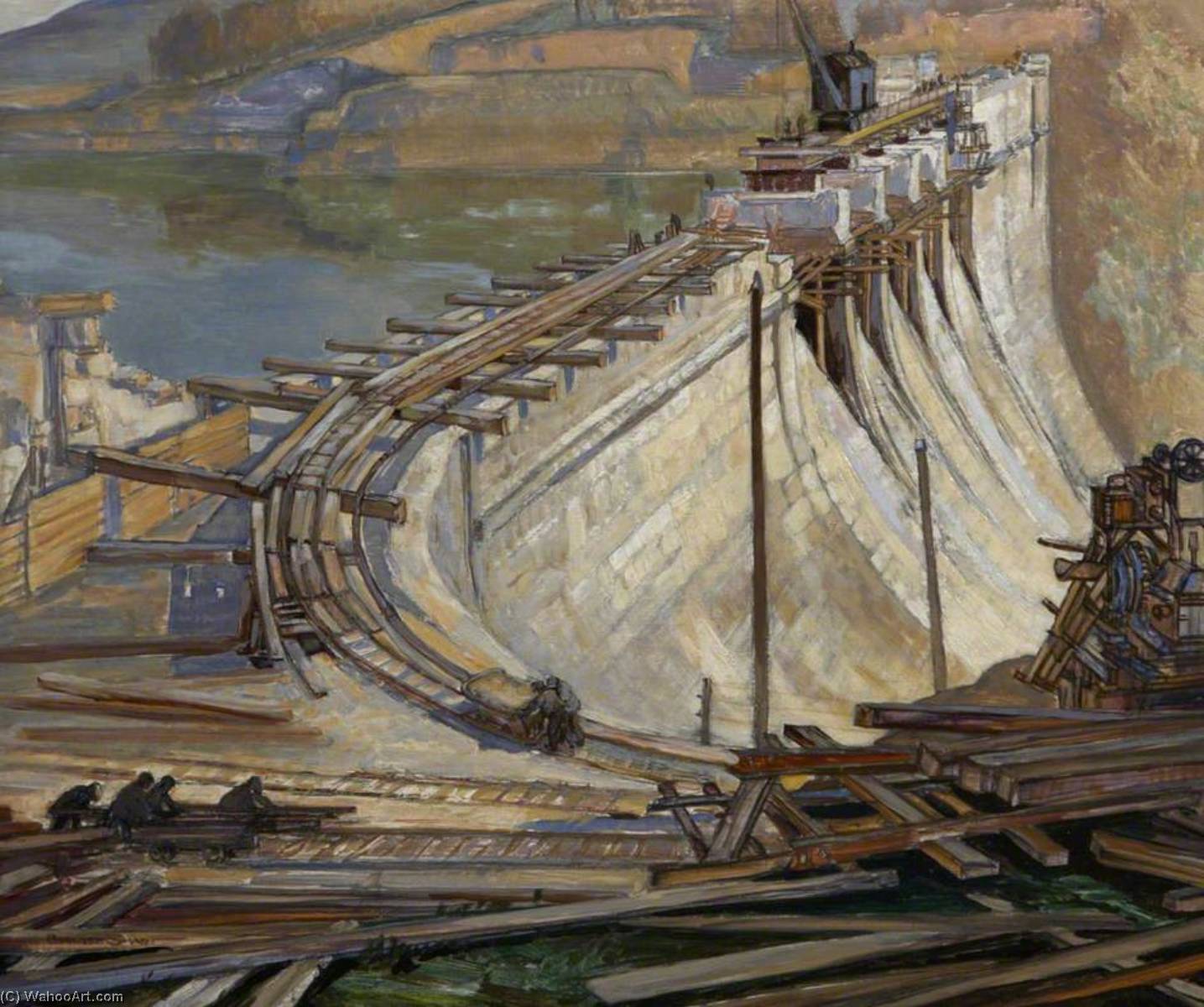 Construction Of Burrator Reservoir — Robert Borlase Smart