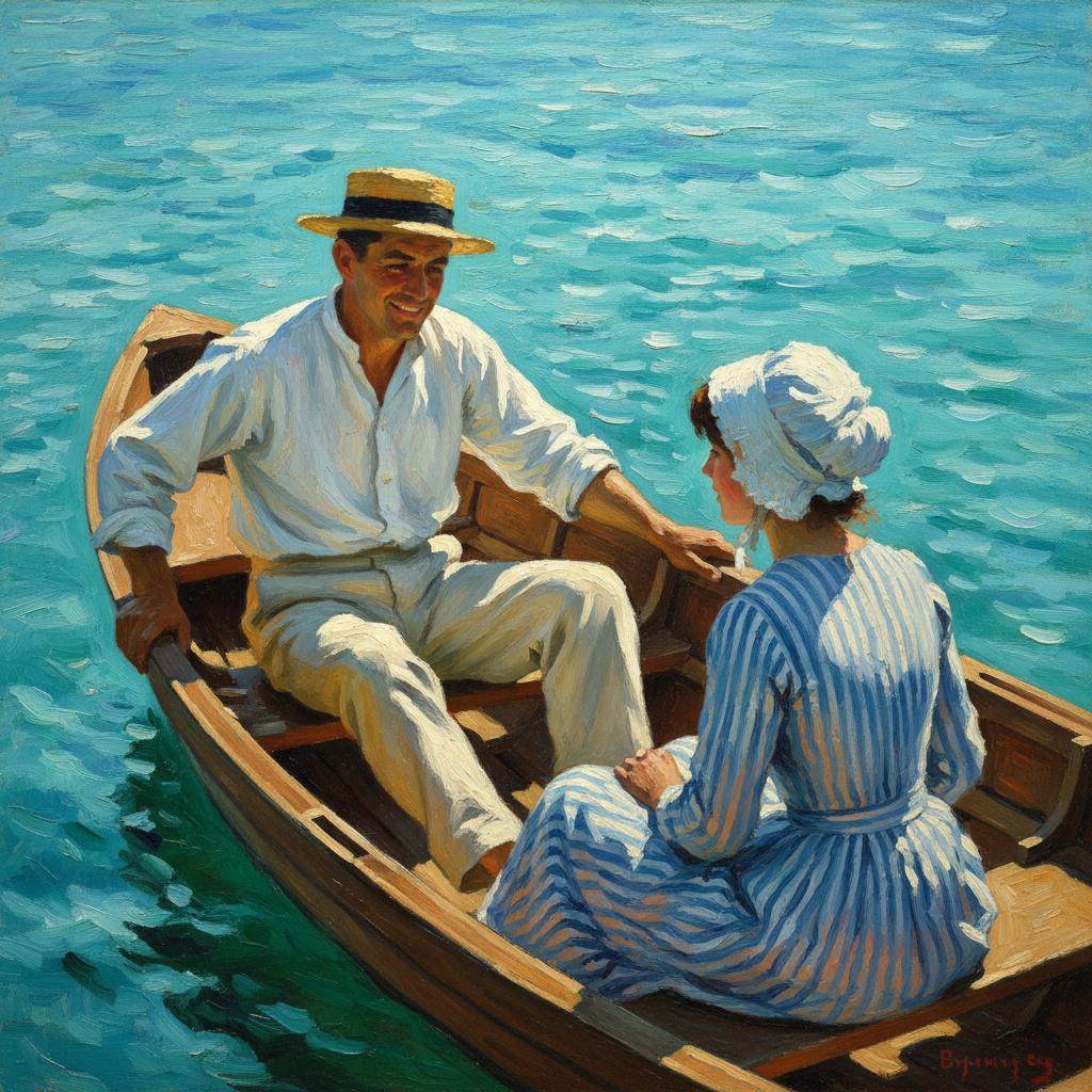 Luminous Solitude: An Afternoon On The Cerulean Tide — Marc Duvallier