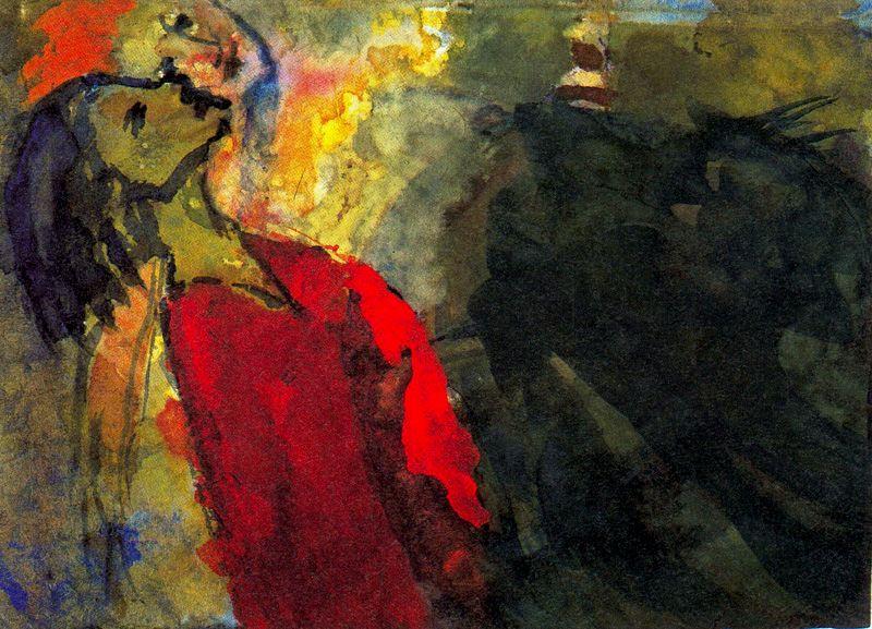 Figures Craning Their Necks — Эмиль Нолде