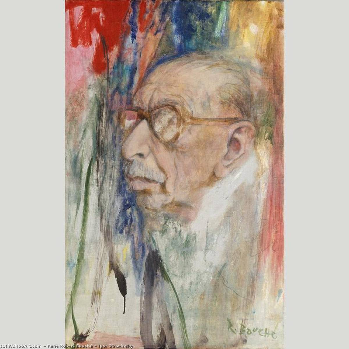 Igor Stravinsky — René Robert Bouché