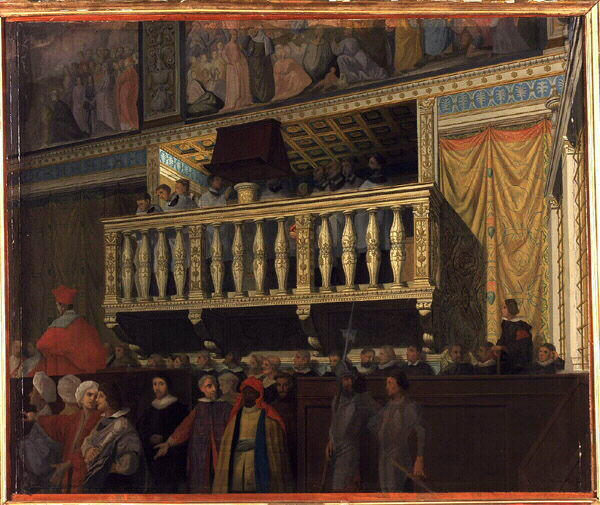 The Choir Of The Sistine Chapel — Jean-auguste-dominique Ingres