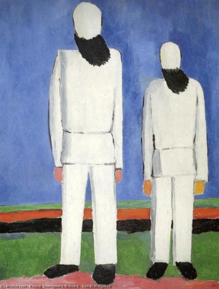 Dos Figuras Masculinas — Kazimir Malevich