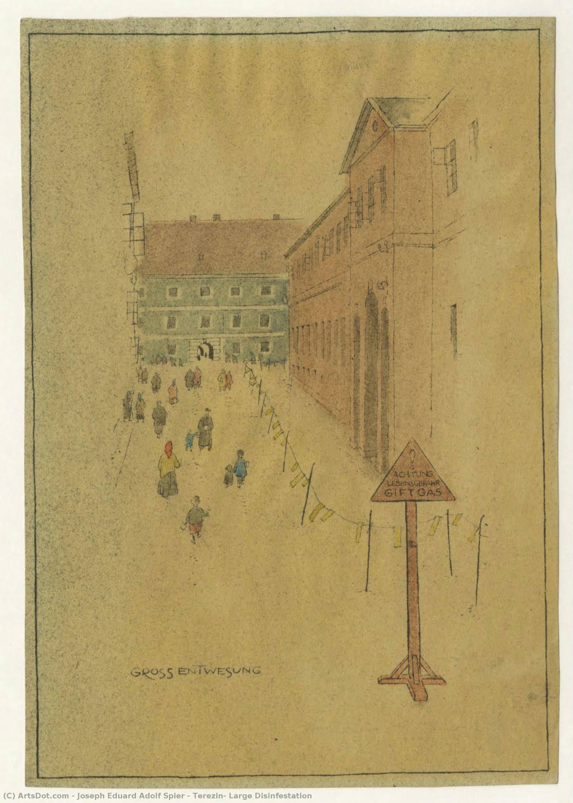 Terezin, Large Disinfestation — Jo Spier