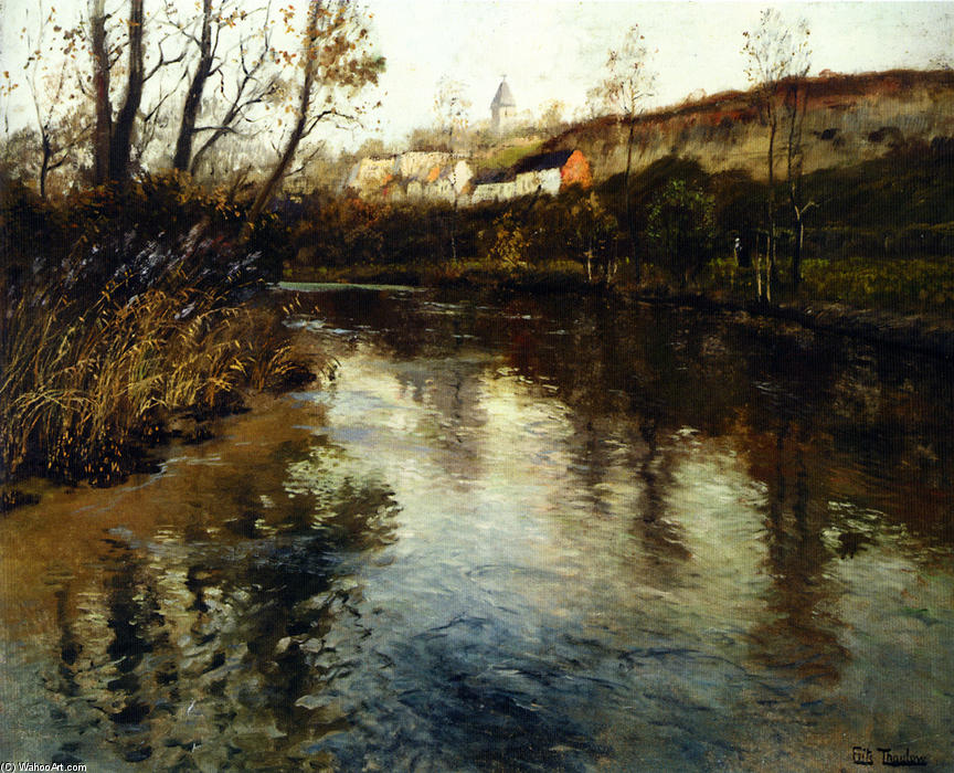 River Landscape — フリッツ・タロウ