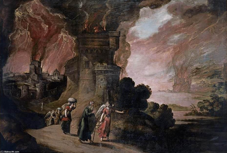 Lot And His Daughters — Juan De La Corte