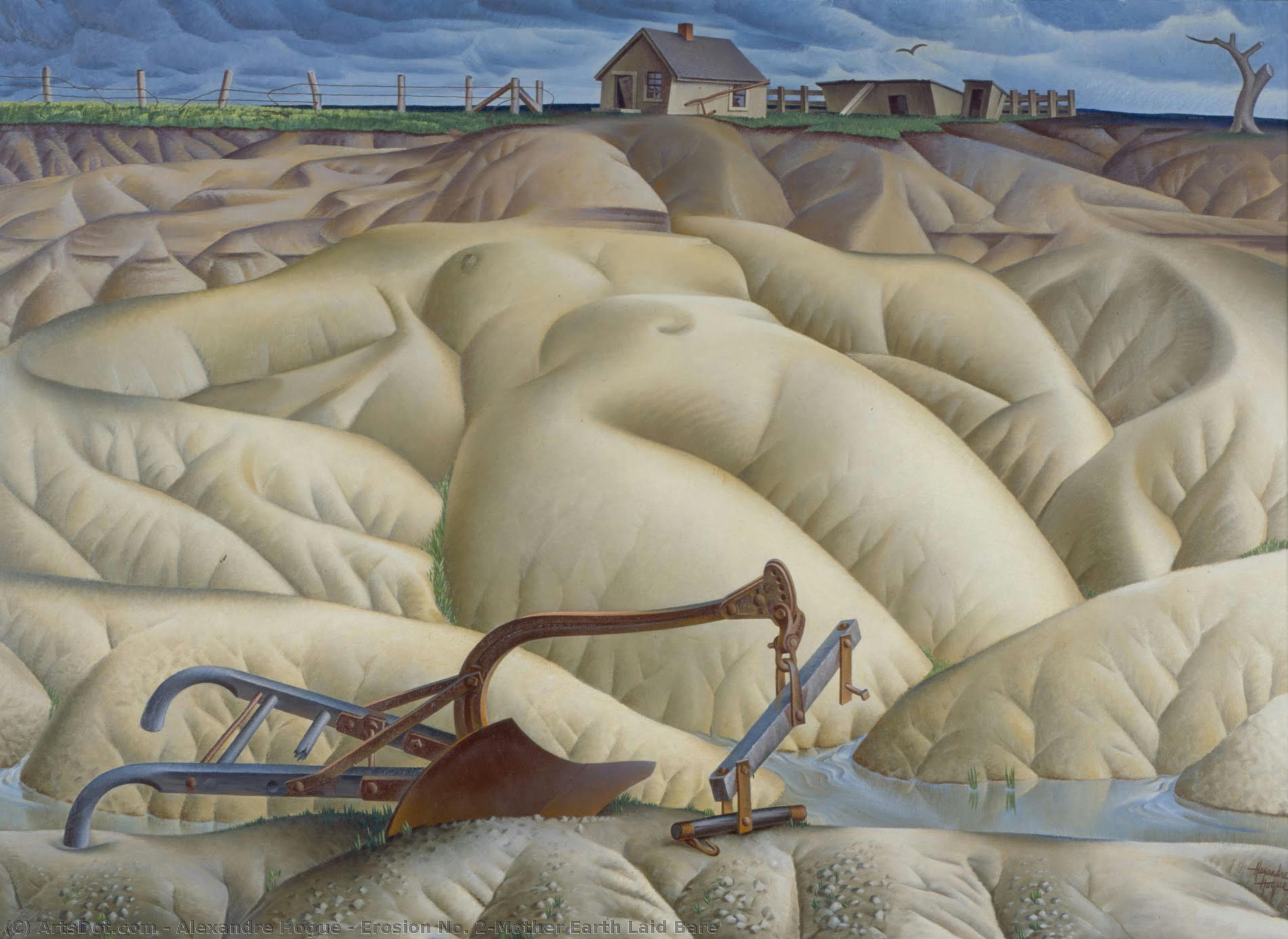 Erosion No. 2-mother Earth Laid Bare — Alexandre Hogue