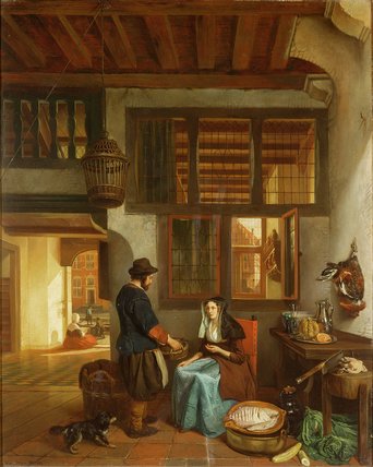 A Dutch Interior — Бартоломеус Иоаннес Ван Хове