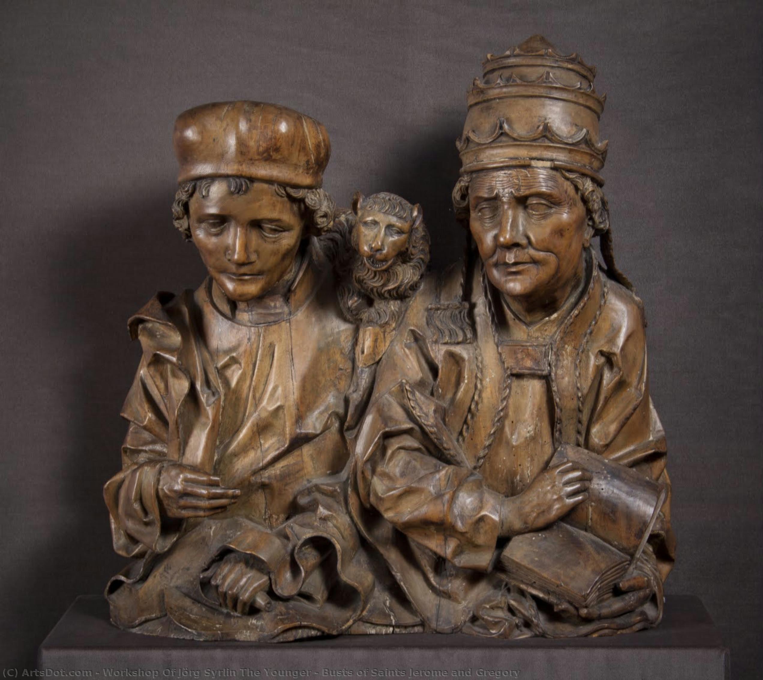 Busts Of Saints Jerome And Gregory — Workshop Of Jörg Syrlin The Younger