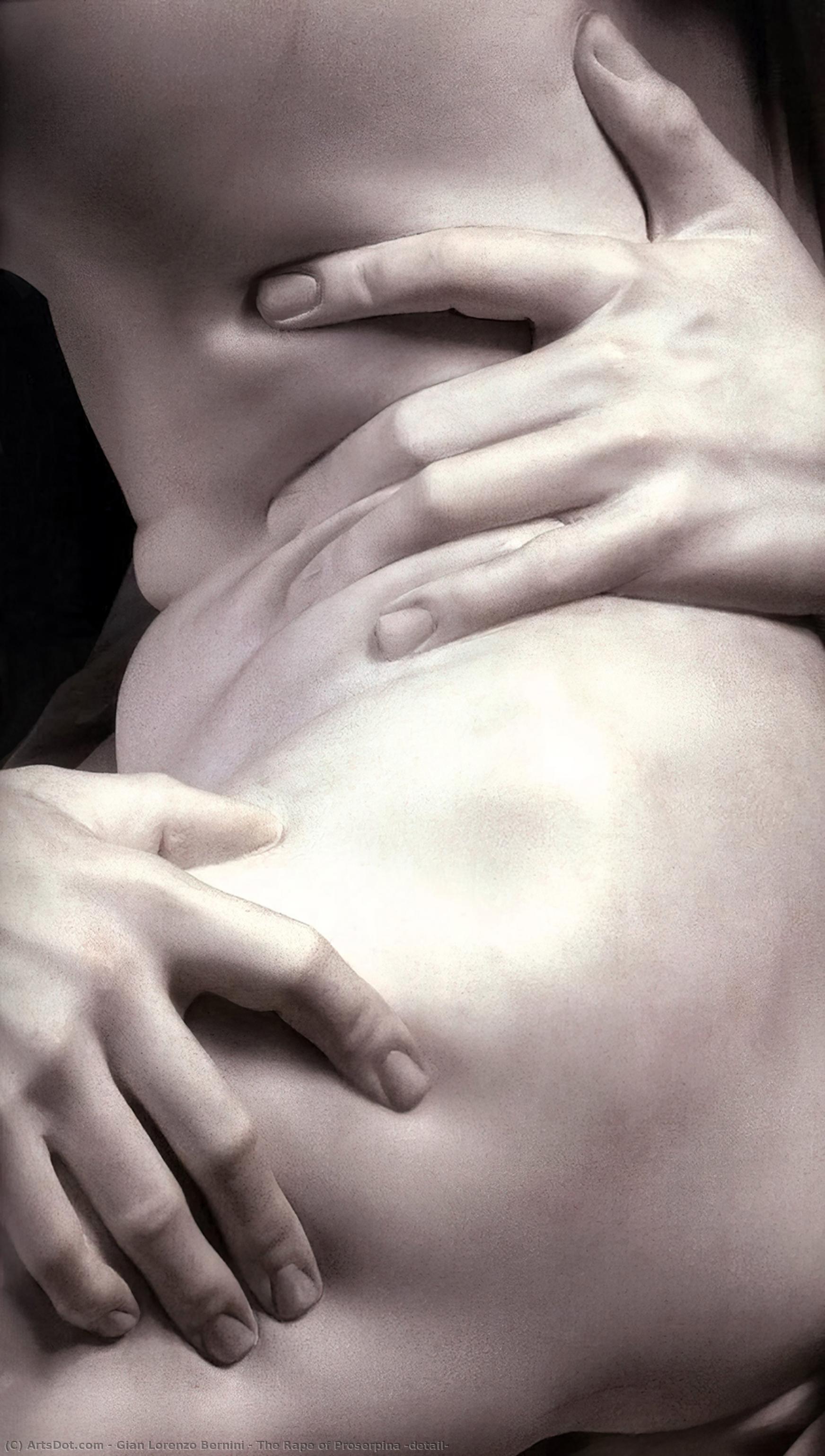 The Rape Of Proserpina (detail) — Gian Lorenzo Bernini